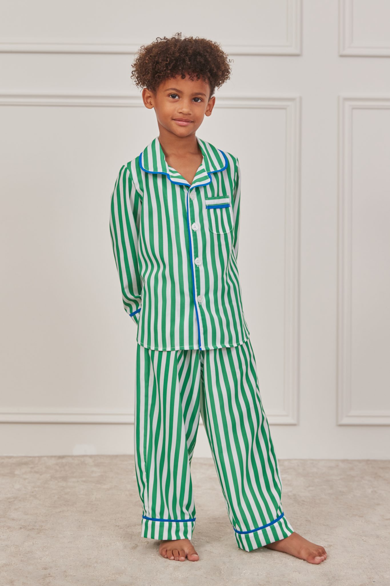 The Classic Pyjama Set Midnight Palms –